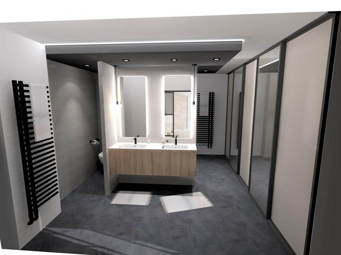 <p>Création et rénovation de salle de bains, Sèvres</p>